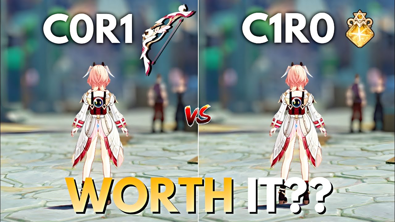 Is C1 Linnea Worth it? C1 vs C0R1 Linnea! Genshin Impact
