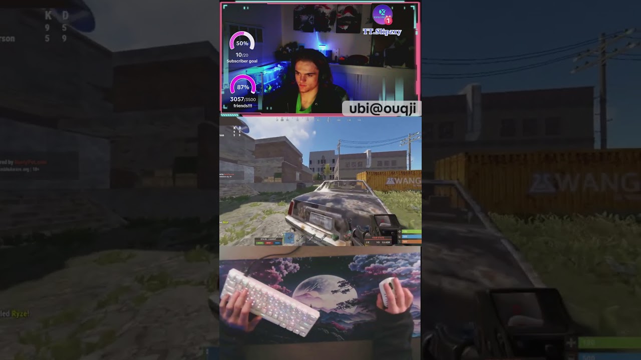 ouqji FIRST time playing PC RUST, with viewers. (LIVE REPLAY) 6\14\25