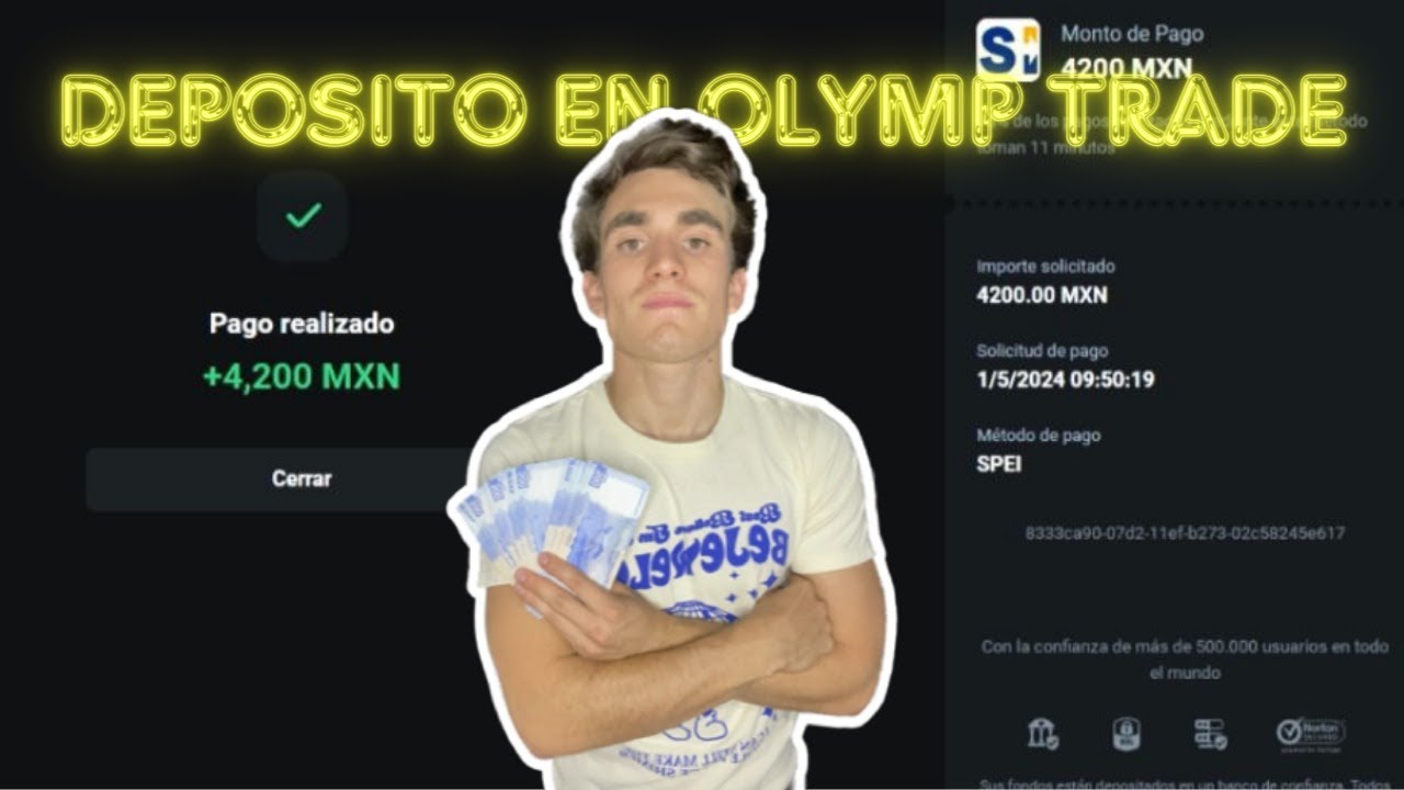 Como depositar dinero en Olymp Trade