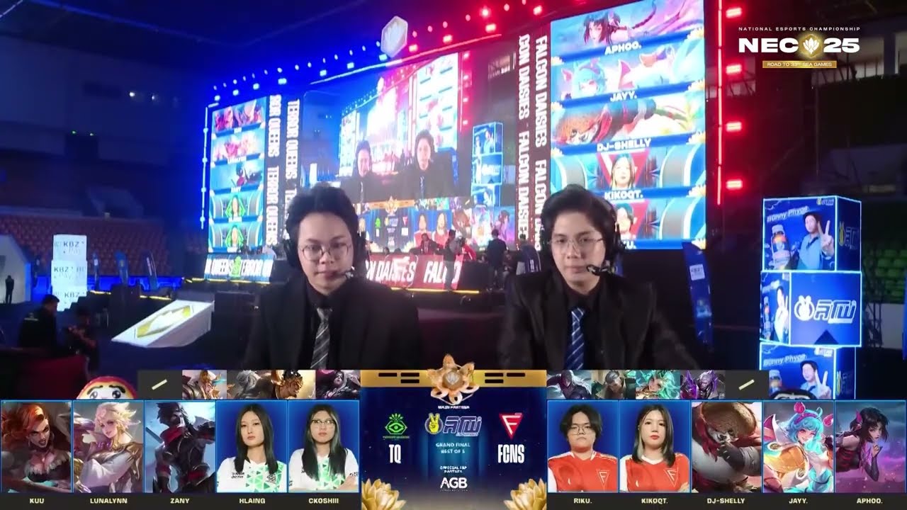 Terror Queens vs Falcon Dasies Game 1 (NEC 2025 MLBB W Grand Final)