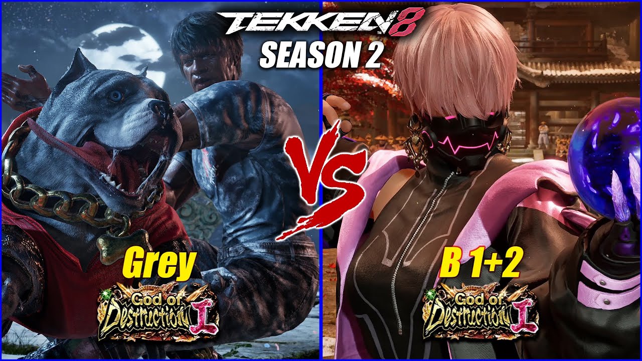TEKKEN 8 • Leroy (Grey) vs Zafina (B 1+2) • Gameplay [ SEASON 2 ] Online Rank Match