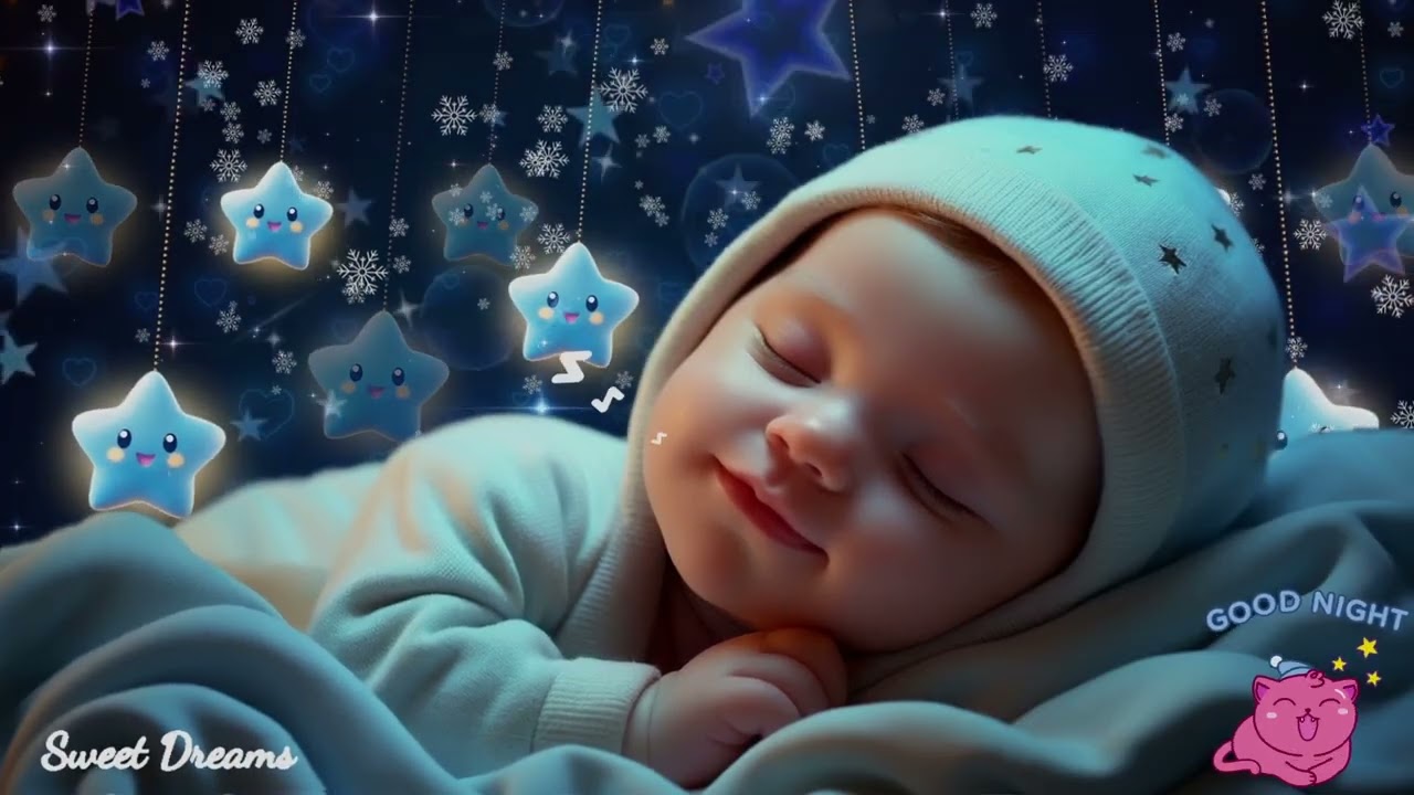 BABY SLEEP MUSIC💤 Mozart Brahms Lullaby 🎶 Baby Music to Overcome Insomnia Fast