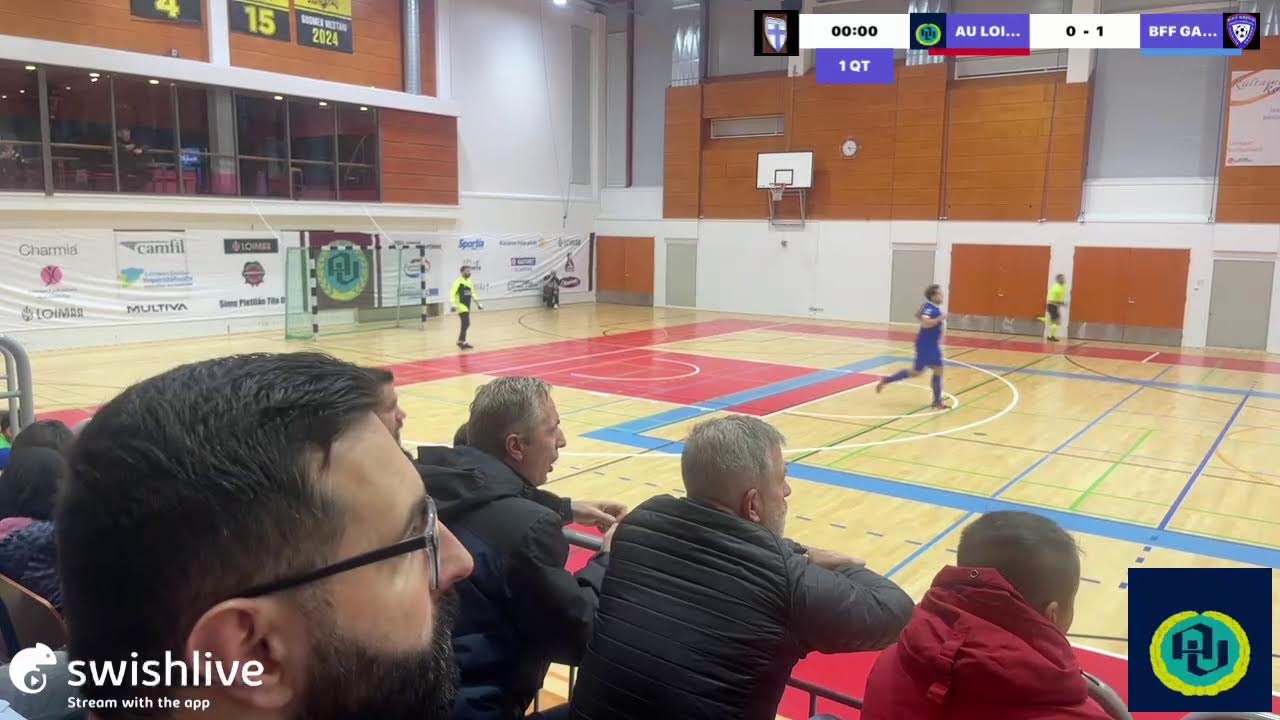 Live powered by Swish Live app AU LOIMA VS  BFF GAZIJE