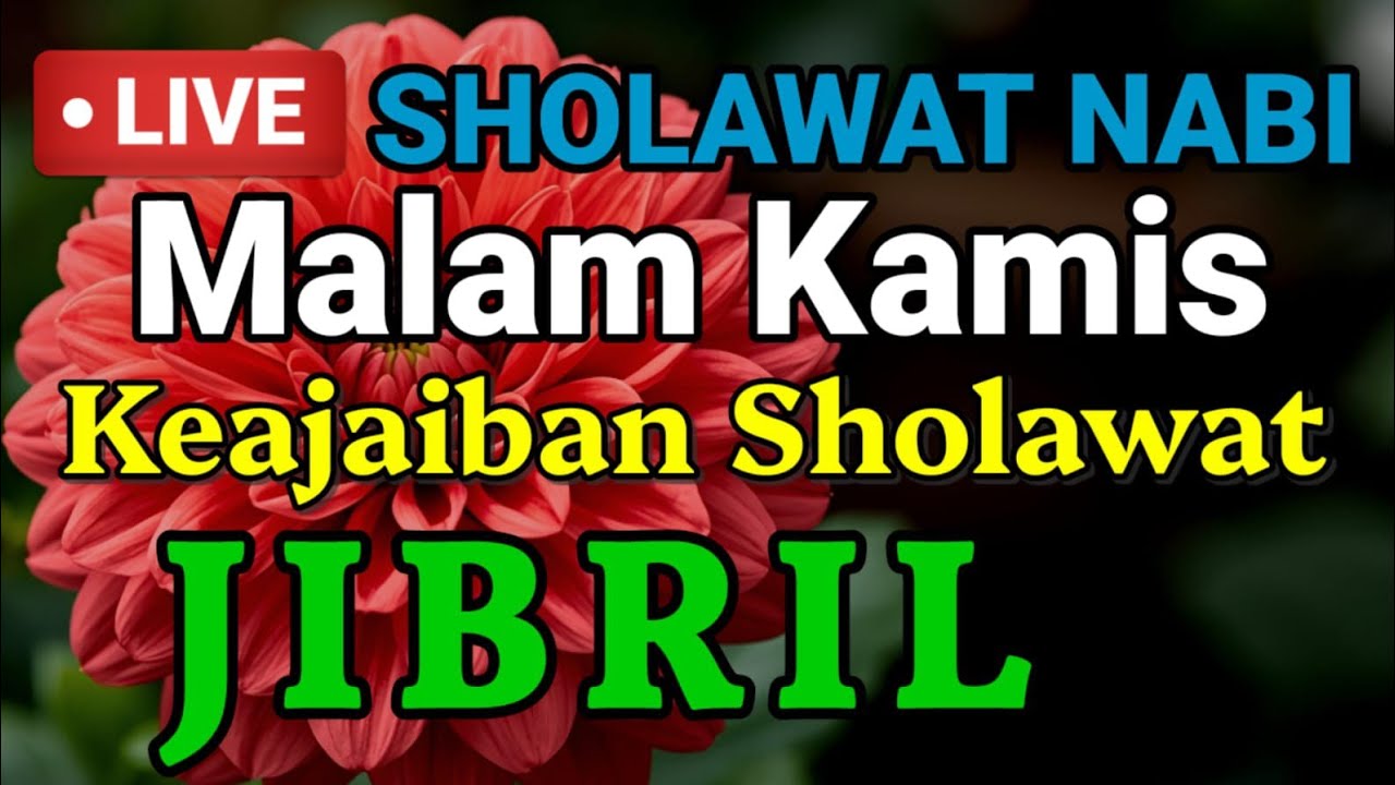 Sholawat Nabi Merdu 🌙 Sholawat Jibril Penenang Hati & Pembuka Pintu Rezeki