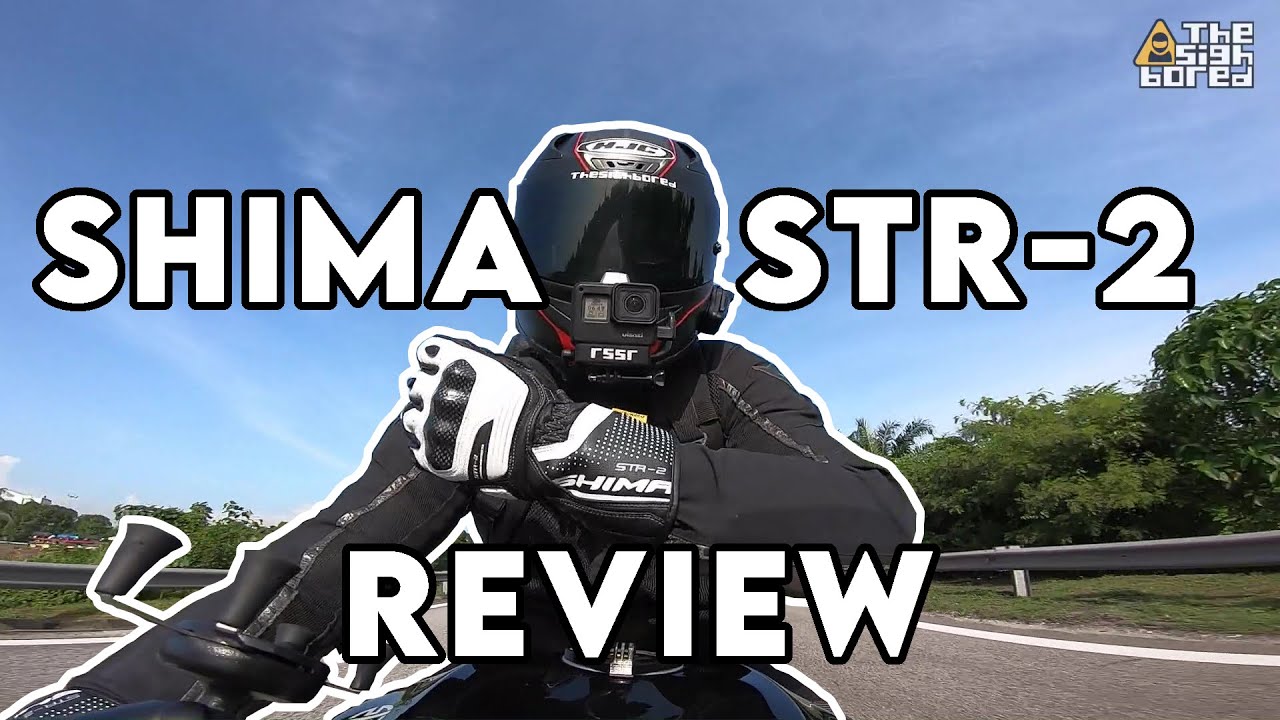Shima STR-2 Leather Motorcycle Racing Gloves Review