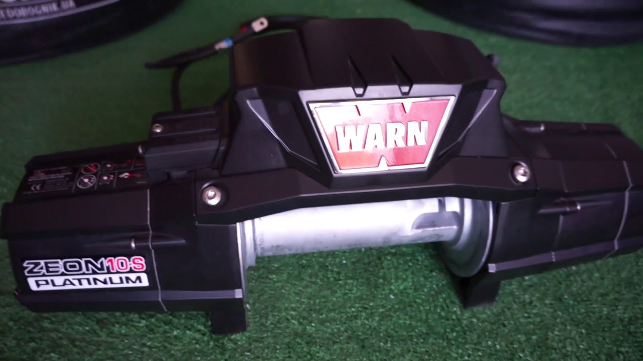 Лебедка автомобильная WARN ZEON 10-S Platinum - 12 вольт - 4536 кг