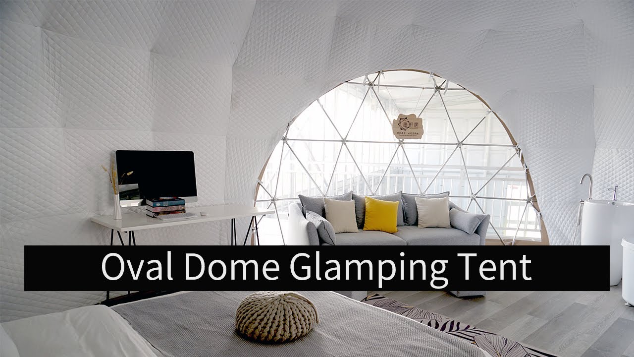 Moxuanju Glamping Tent - Oval Dome Glamping Tent | Unique Dome Tent | Luxury Glamping Dome Hotel