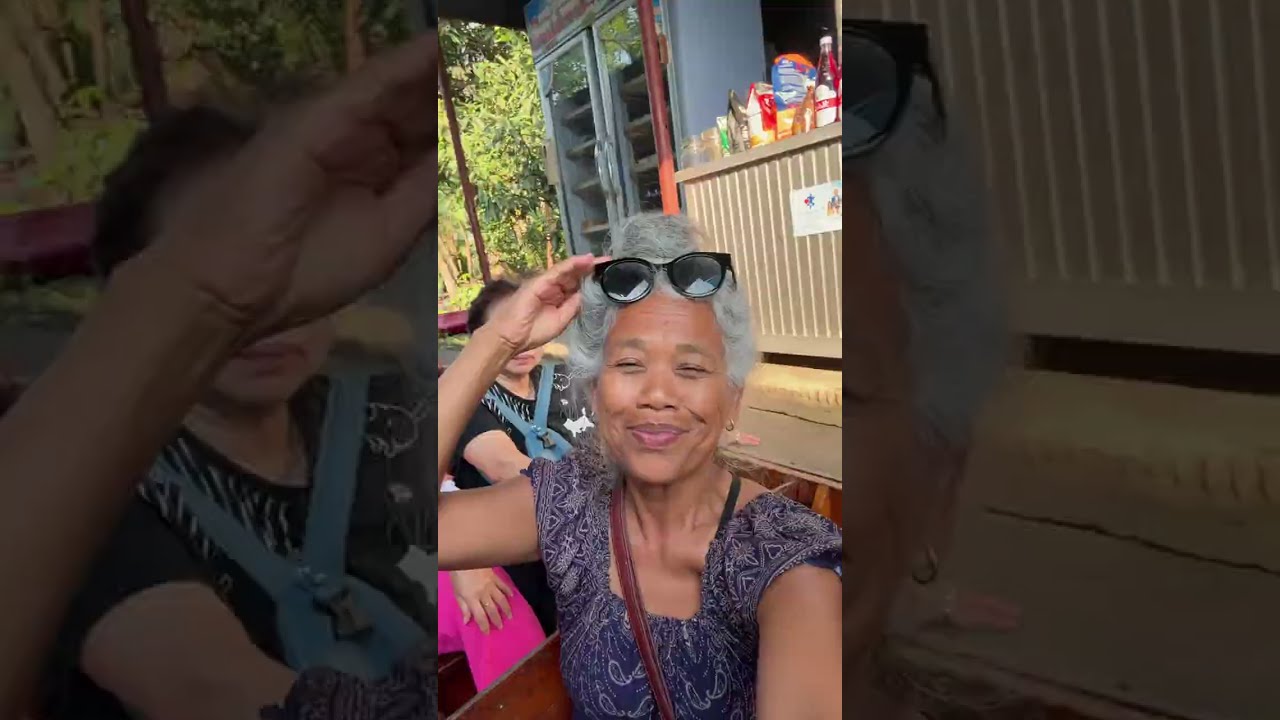 Exploring a Famous Floating Market Near Bangkok | Wander with Huttaya Live