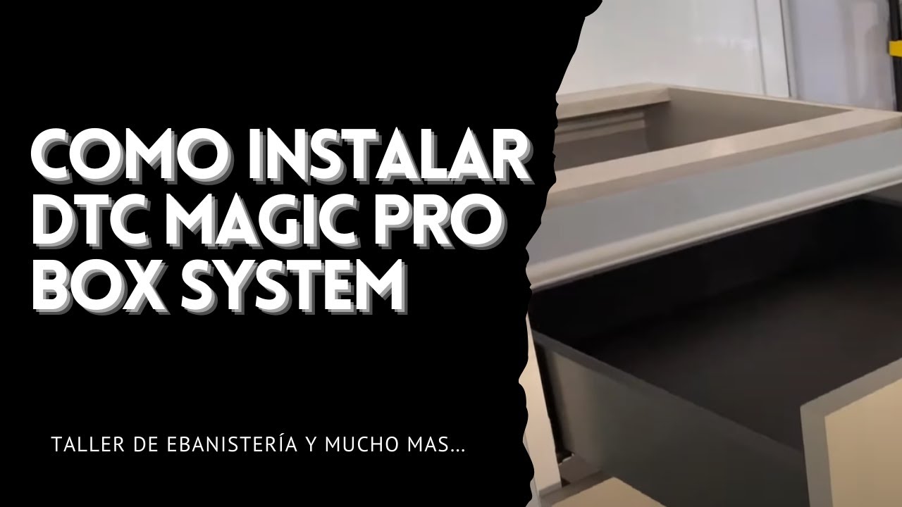 Como Instalar DTC Magic Pro Box System #drawers #drawerboxsystem #kitchendrawers