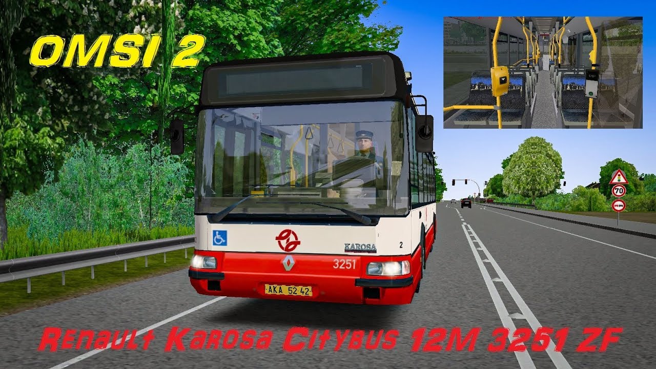 OMSI 2 / nový mód - Renault Citybus 12M ev.č. 3251 (ZF) / Ahlheim & Laurenzbach 821