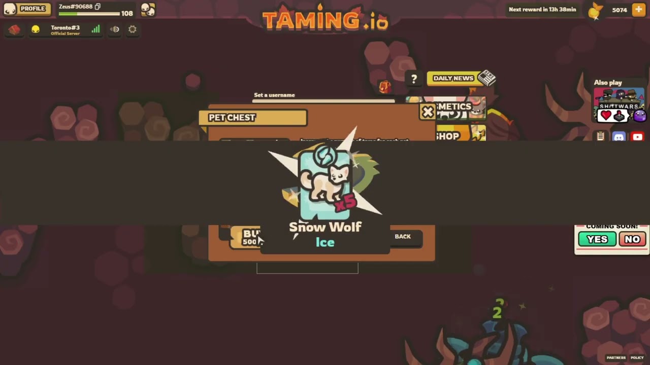 [Taming.io] 20k Gapple Chest Opening