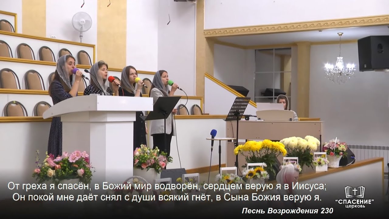 От греха я спасён, в Божий мир водворён / Песня