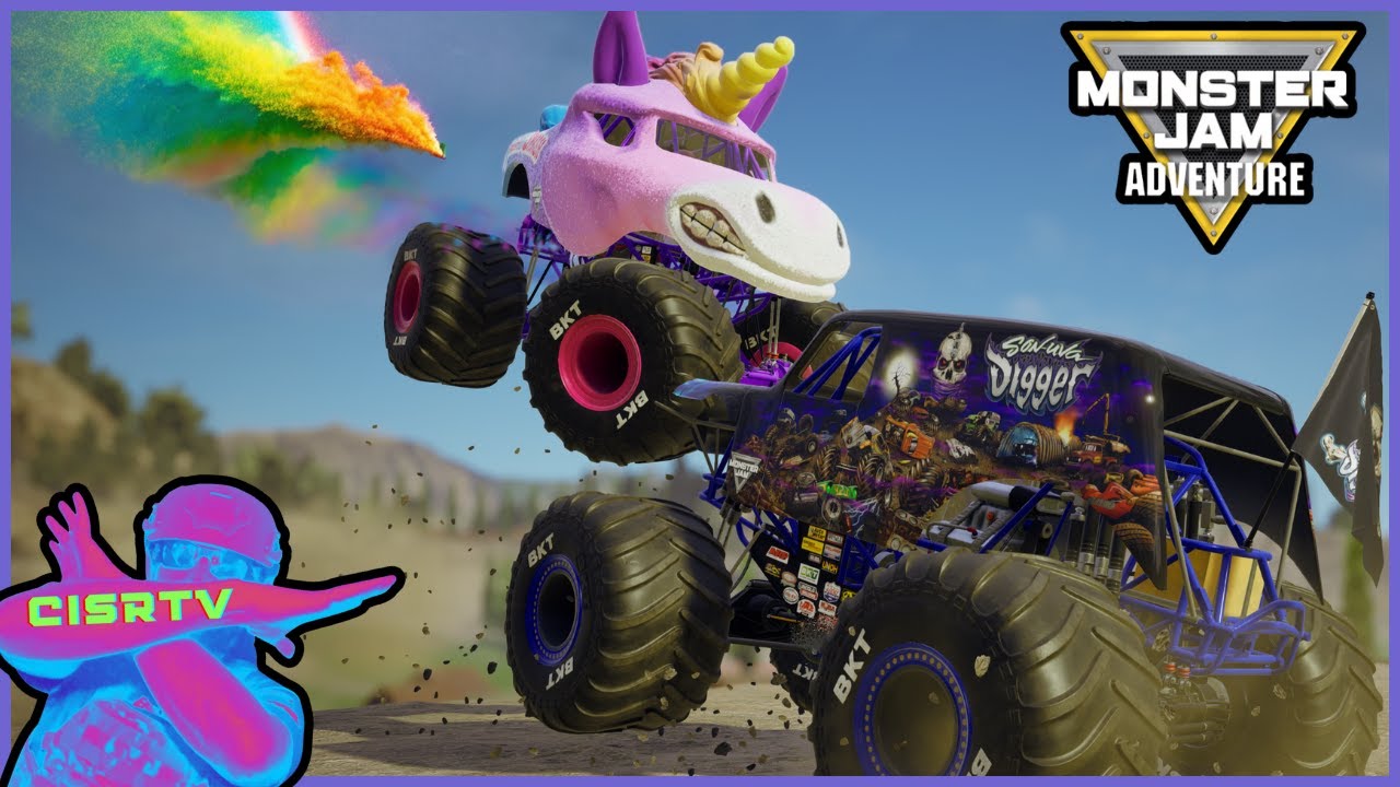 Monster Jam ADVENTURE | SON UVA DIGGER Protects Base Against EL TORO LOCO & SPARKLE SMASH | Ep #14
