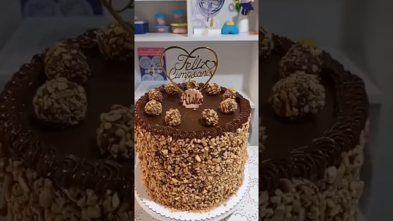 Como decorar torta de chocolate 