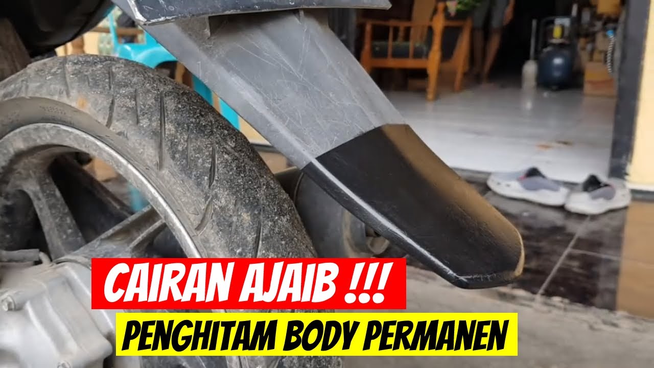 Cara mudah menghitamkan body plastik tanpa repaint & tahan lama