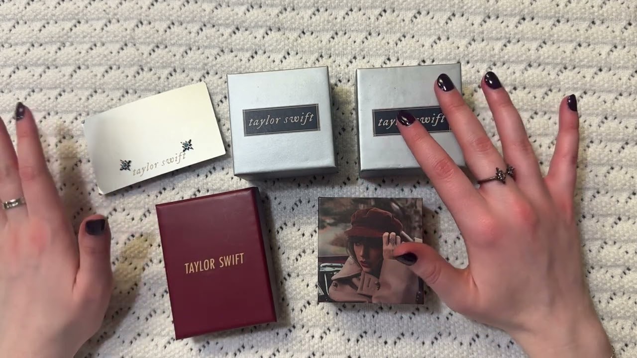 ASMR Taylor Swift Jewelry Collection | tapping, jewelry sounds, whispering