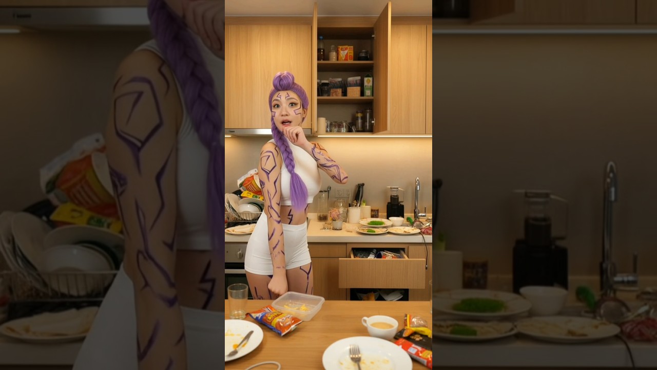Clean Kitchen vs Messy Rumi 😲