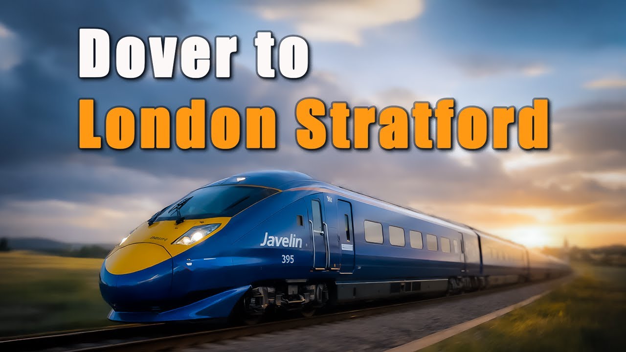 Dover → London (Stratford Int’l) | Calm Full Train Journey