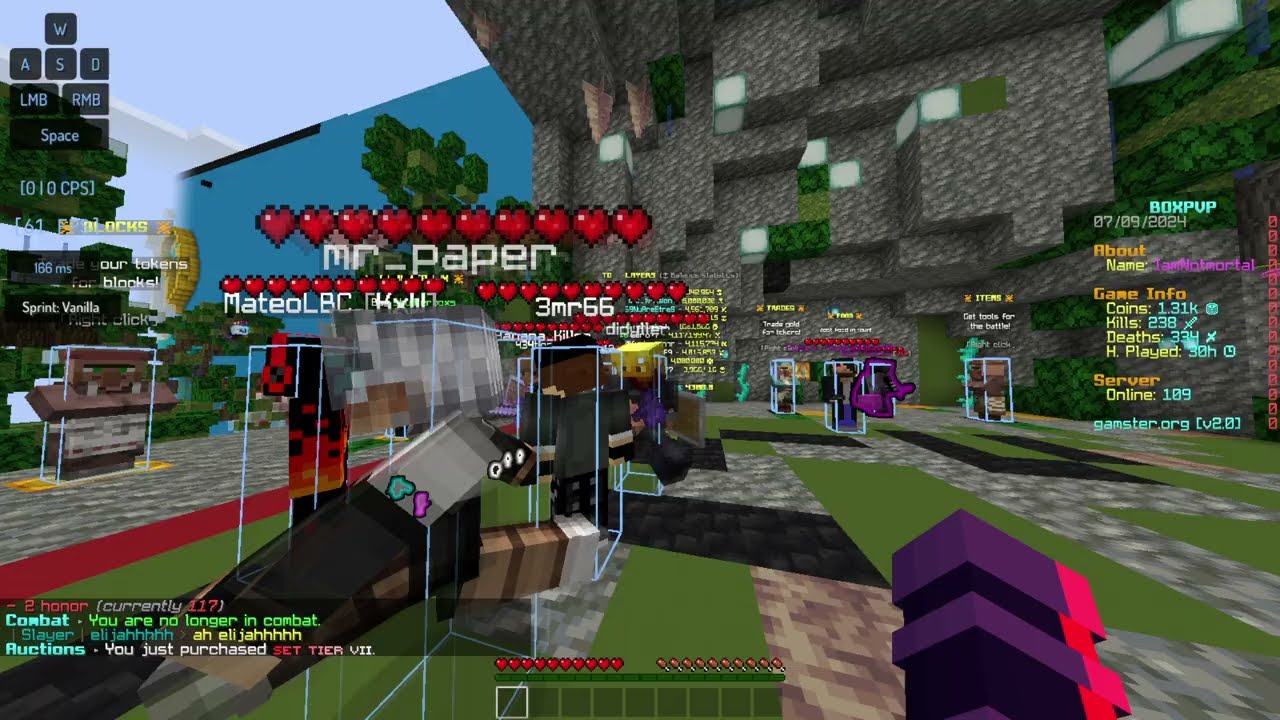 i died in my box pvp server 😞 #boxpvpv