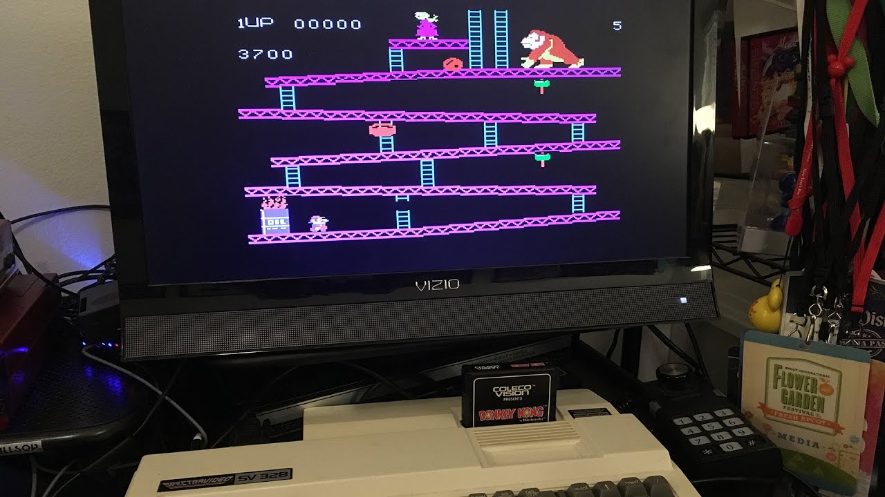 Playing ColeoVision on a Spectravideo SV 328 with SV 603 Game Adapter
