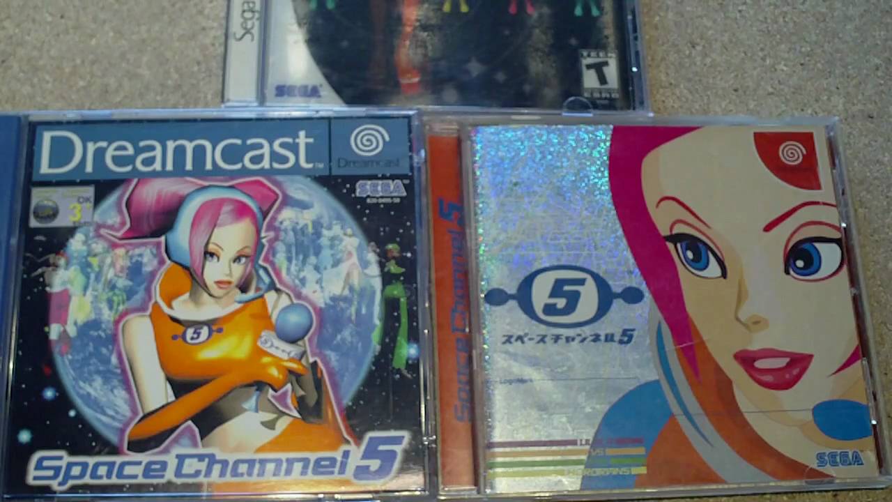 Игры SEGA для Dreamcast &mdash; региональные варианты оформления коробок &mdash; Space Channel 5
