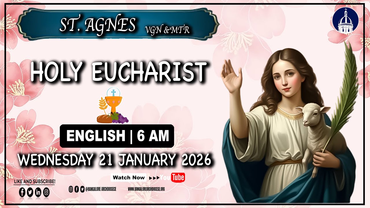 21.01.2026 | English Live Mass | Rev. Fr. Viven John Monis