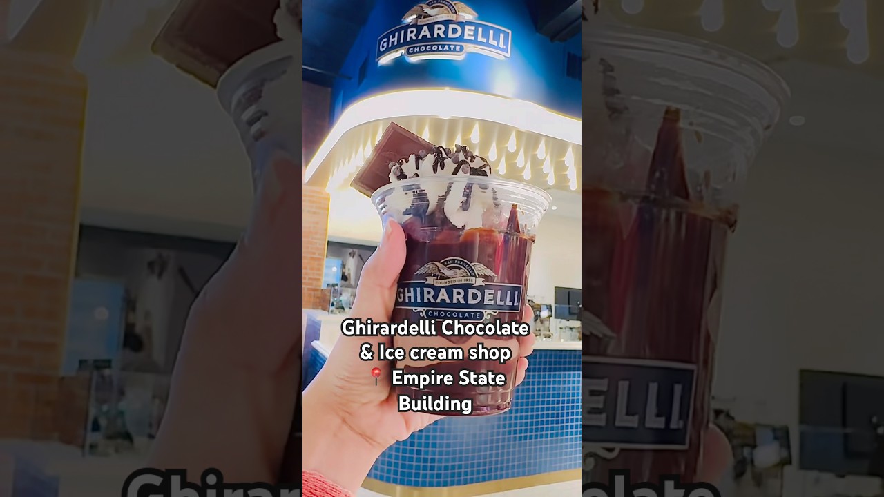 Do not miss out visiting #ghirardelli shop #empirestatebuilding #nyc #yelpelite #newyorkcity