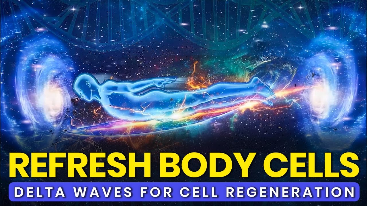 Refresh Your Body Cells: 1 Hz Delta Waves Cell Regeneration & Tissue Repair, Healing Binaural Beats