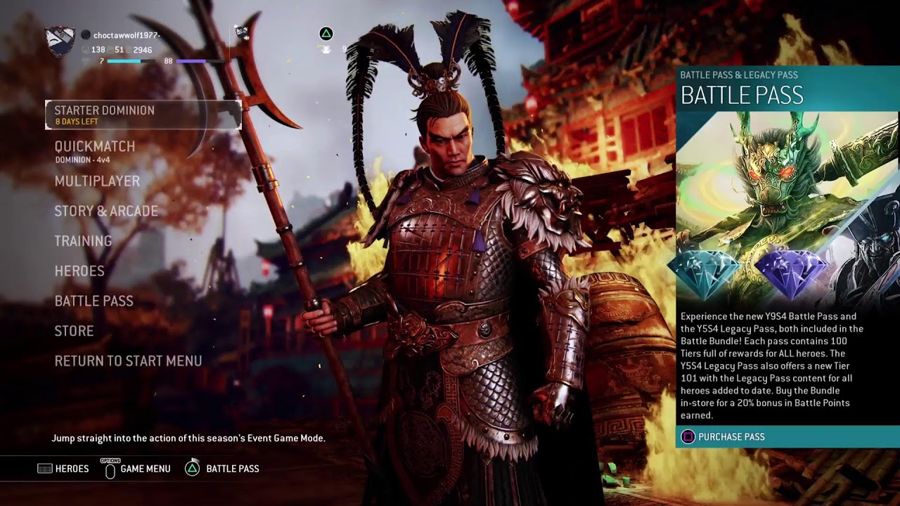 Back to For honor