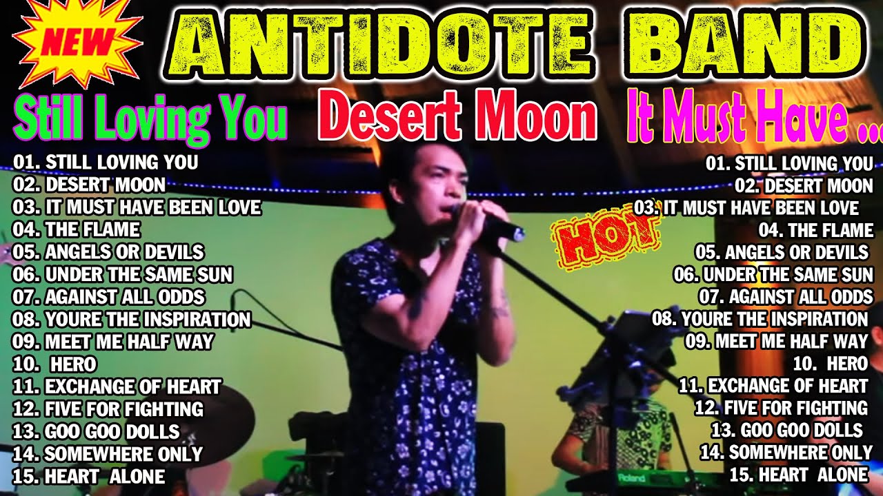 Best Cover Of Antidote Band Nonstop Slow Rock Playlist | Top Oldies Cover Hits Songs Of The Flame