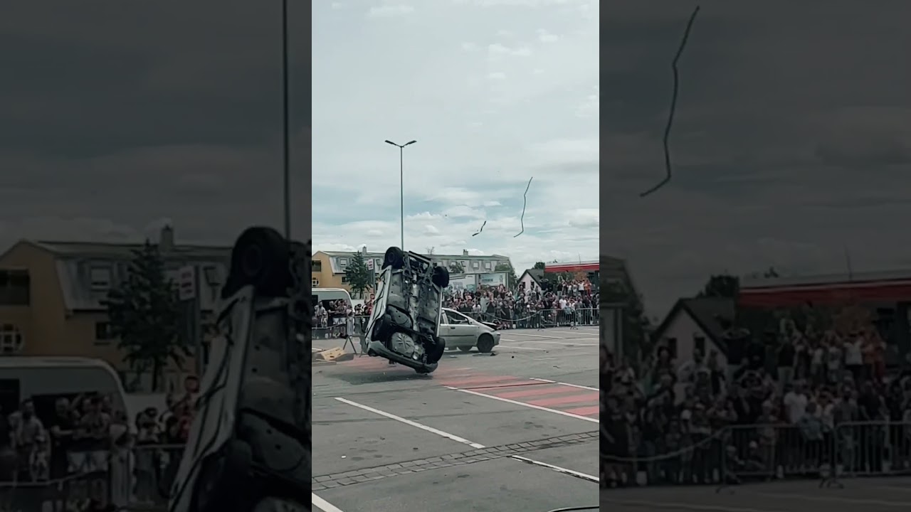 #shorts #mannheim #stuntshow #stunts #stunt #car #crash Part1