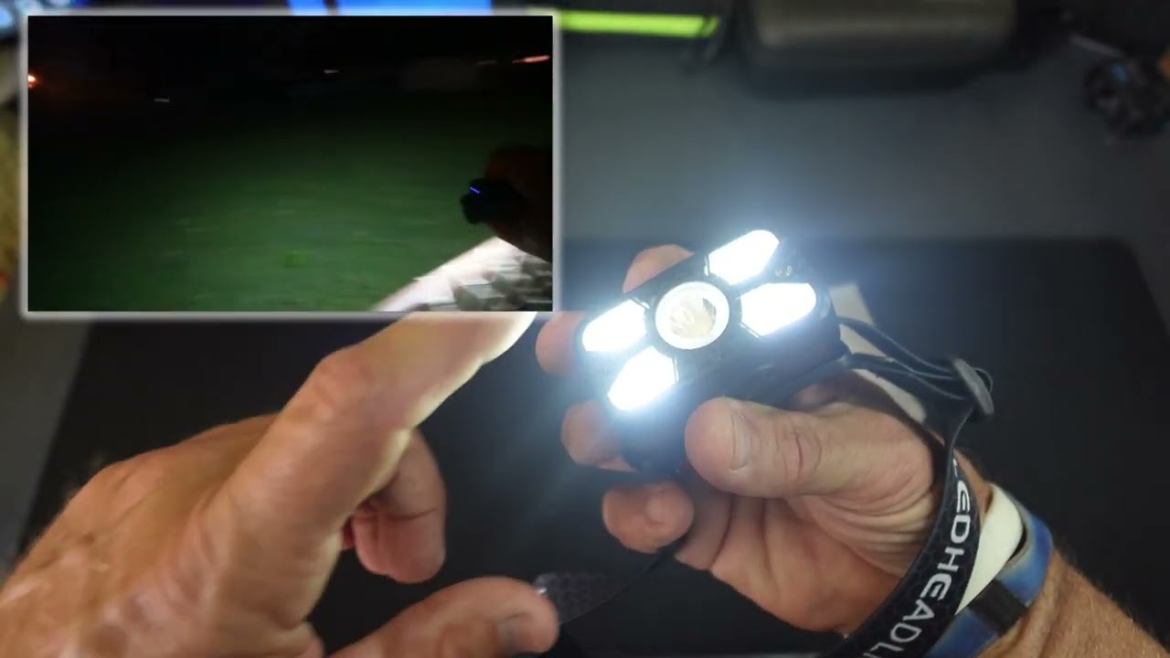 Amazon Rechargeable Motion Sensor Headlamp 2500 Lumen - Review