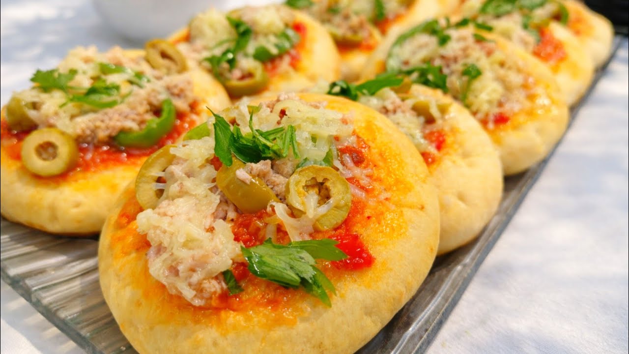 ميني بيتزا ناجحة 100% 😍 Mini Pizza ultra moelleuse | سهلة واقتصادية 