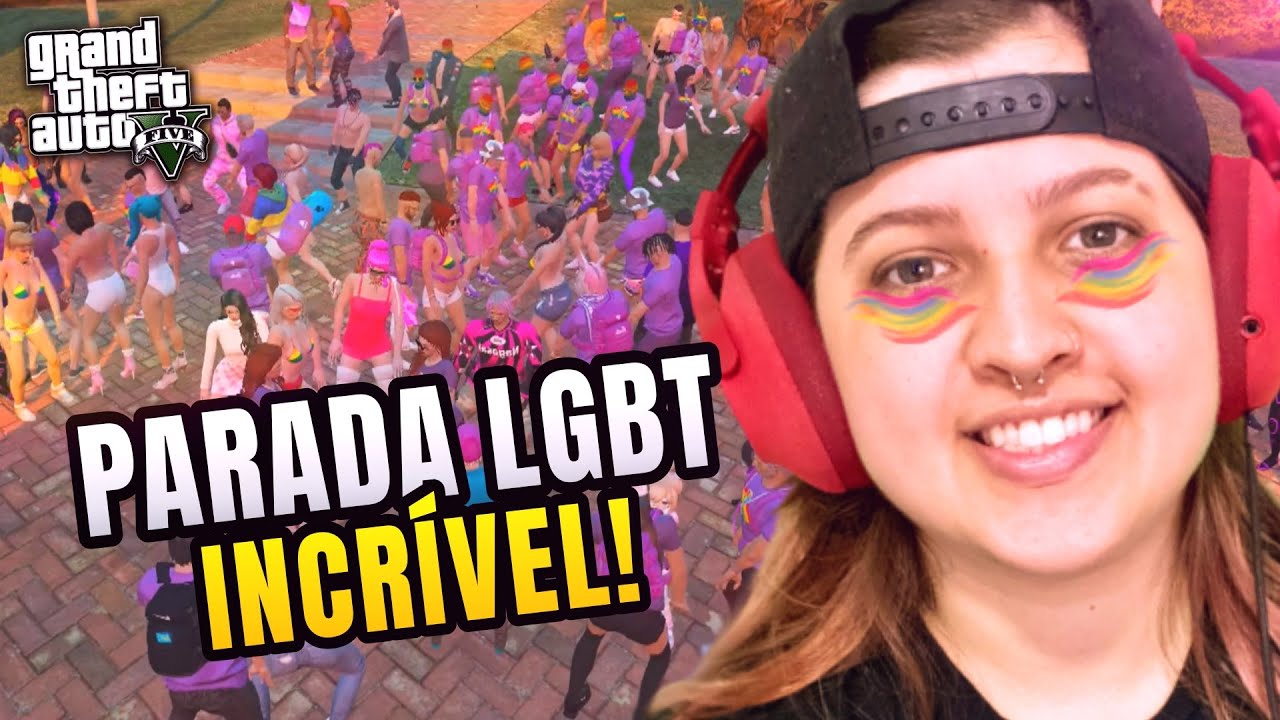 LEVEI MINHA FILHA NA PARADA DO MÊS DO ORGULHO LGBT 🏳️‍🌈 -  GTA RP