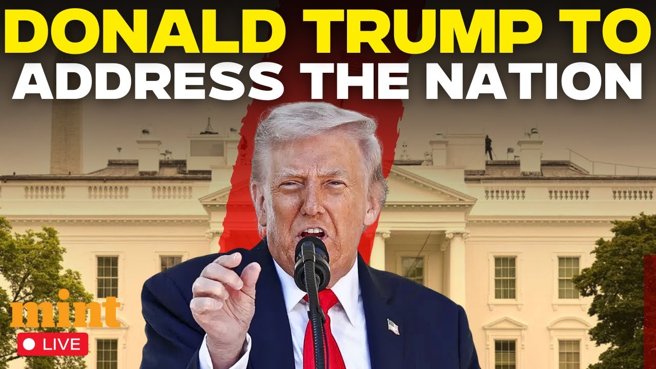 Donald Trump LIVE | US President Trump Addresses The Nation | White House | Trump Speech | Economy