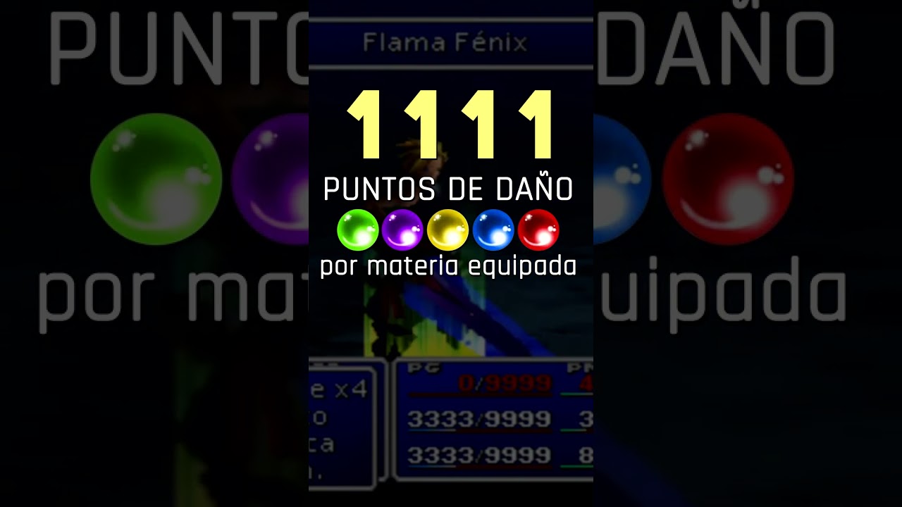 Uno de los ATAQUES m&aacute;s IC&Oacute;NICOS de FINAL FANTASY VII