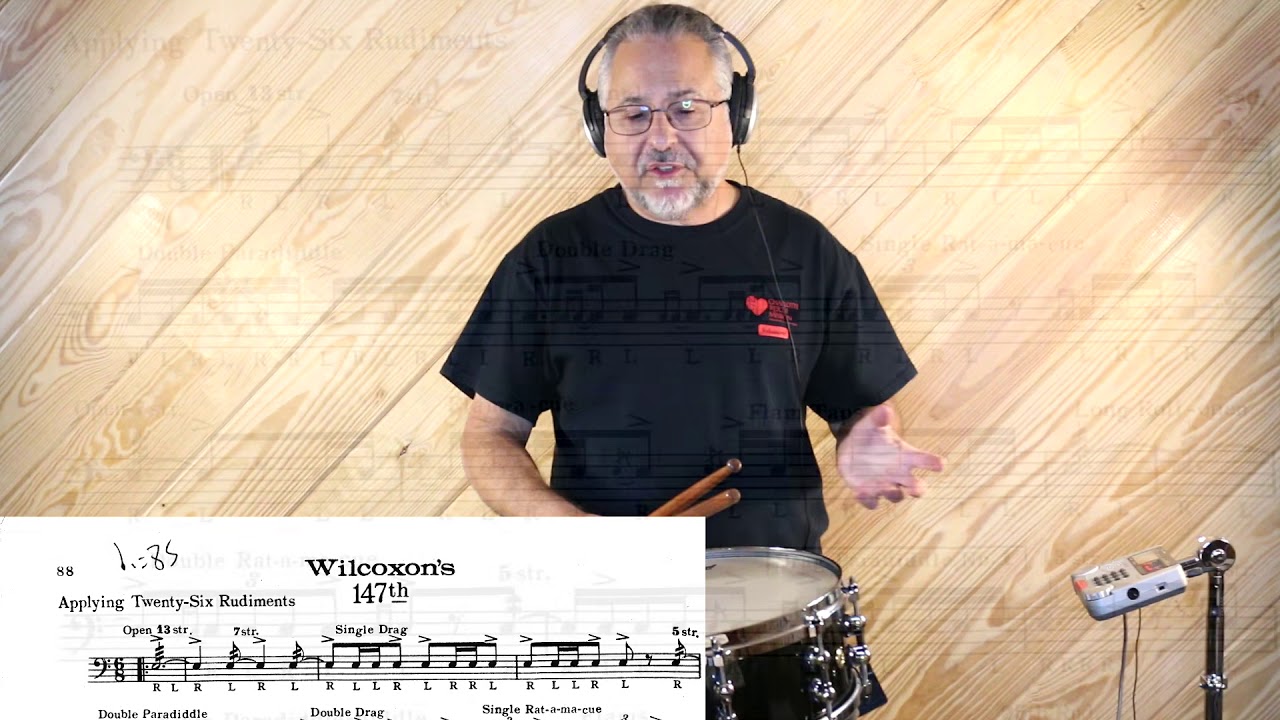 Tips for Practicing and Performing The All American Drummer by Charles Wilcoxon