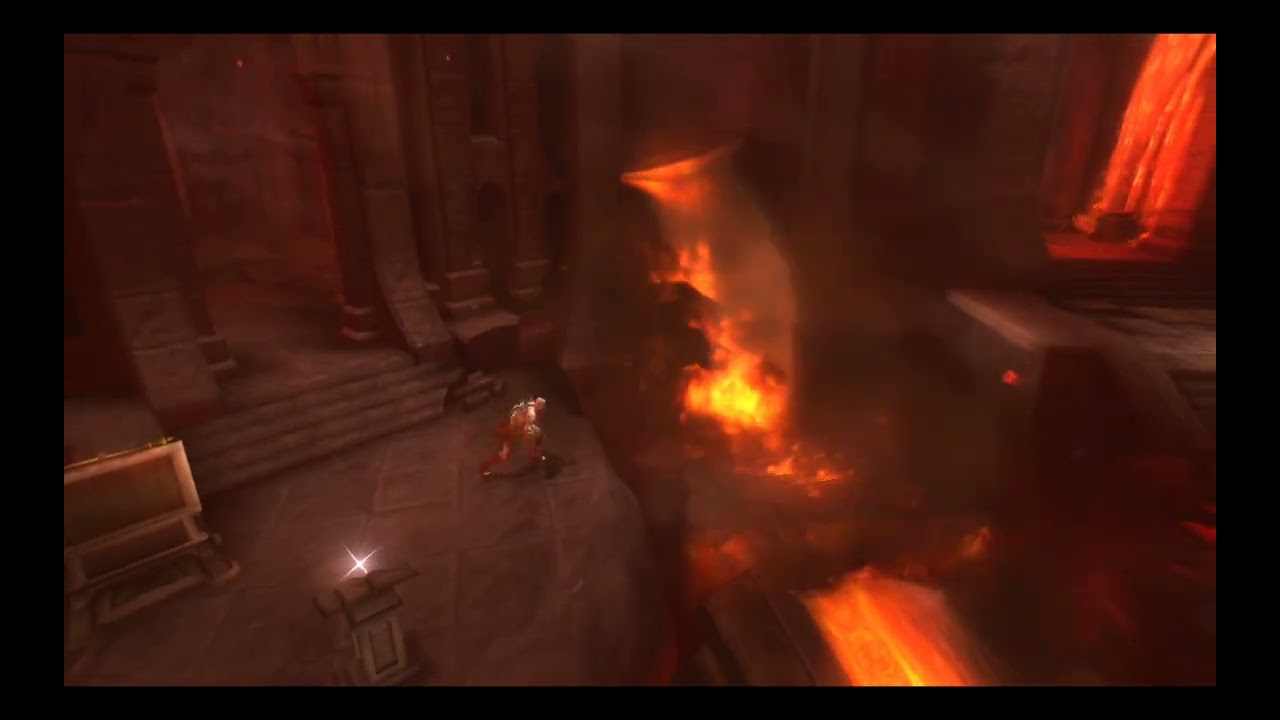 Jugando god of war psp