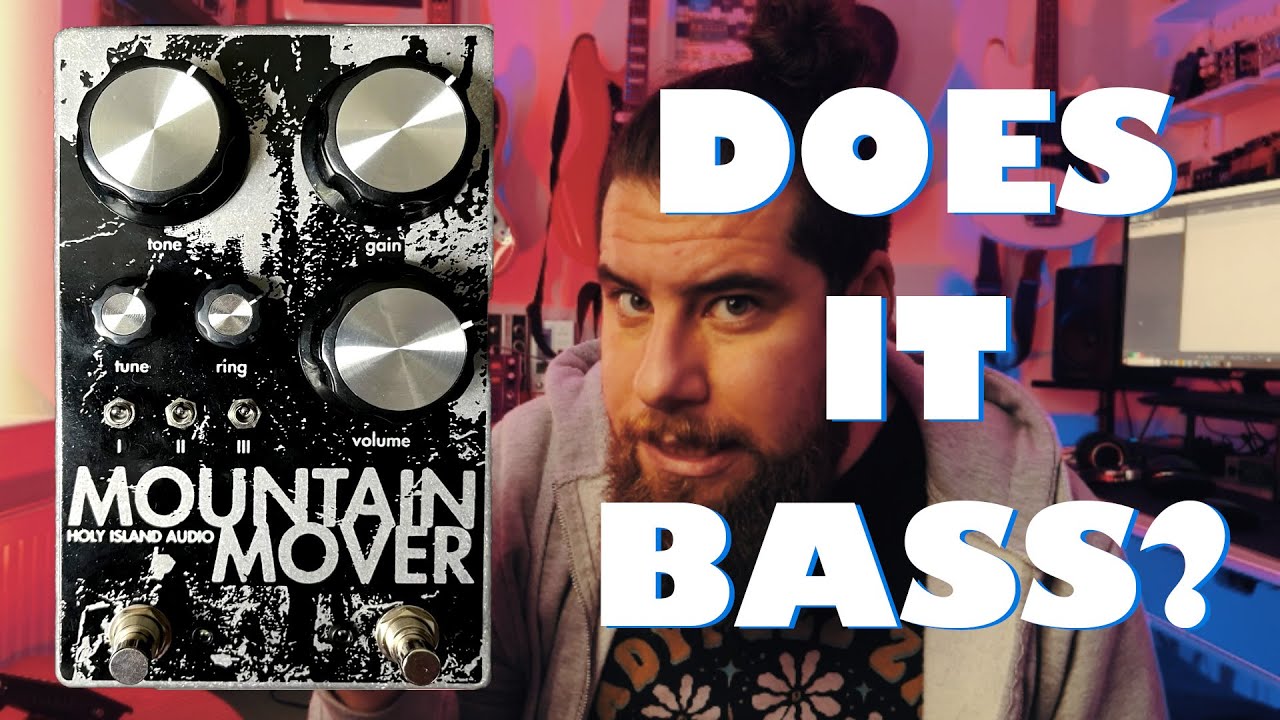 Holy Island Audio : Mountain Mover (Fuzz and Ring Mod) - Bass Demo and Frequency Analysis