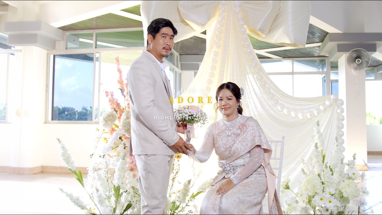 Chompoo&Wasin : Hilight Wedding Ceremony at Auditorium in Khlung Chanthaburi, Thailand