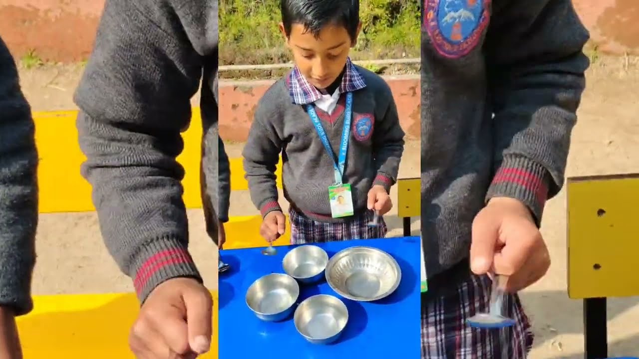 #easy # water instument with utensils # Thread guitar # Activity for Primary classes.