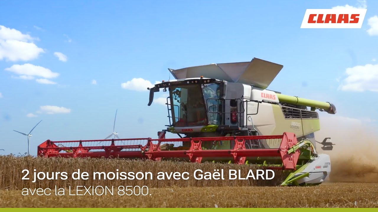 2 jours de moisson avec Gael BLARD - le défi est lancé ! 💪🌾