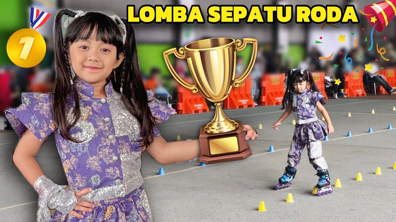 SAMANTHA MENANG LOMBA SEPATU RODA GIRLS CLASSIC SLALOM DANCE BLACKPINK THE GIRLS 😍