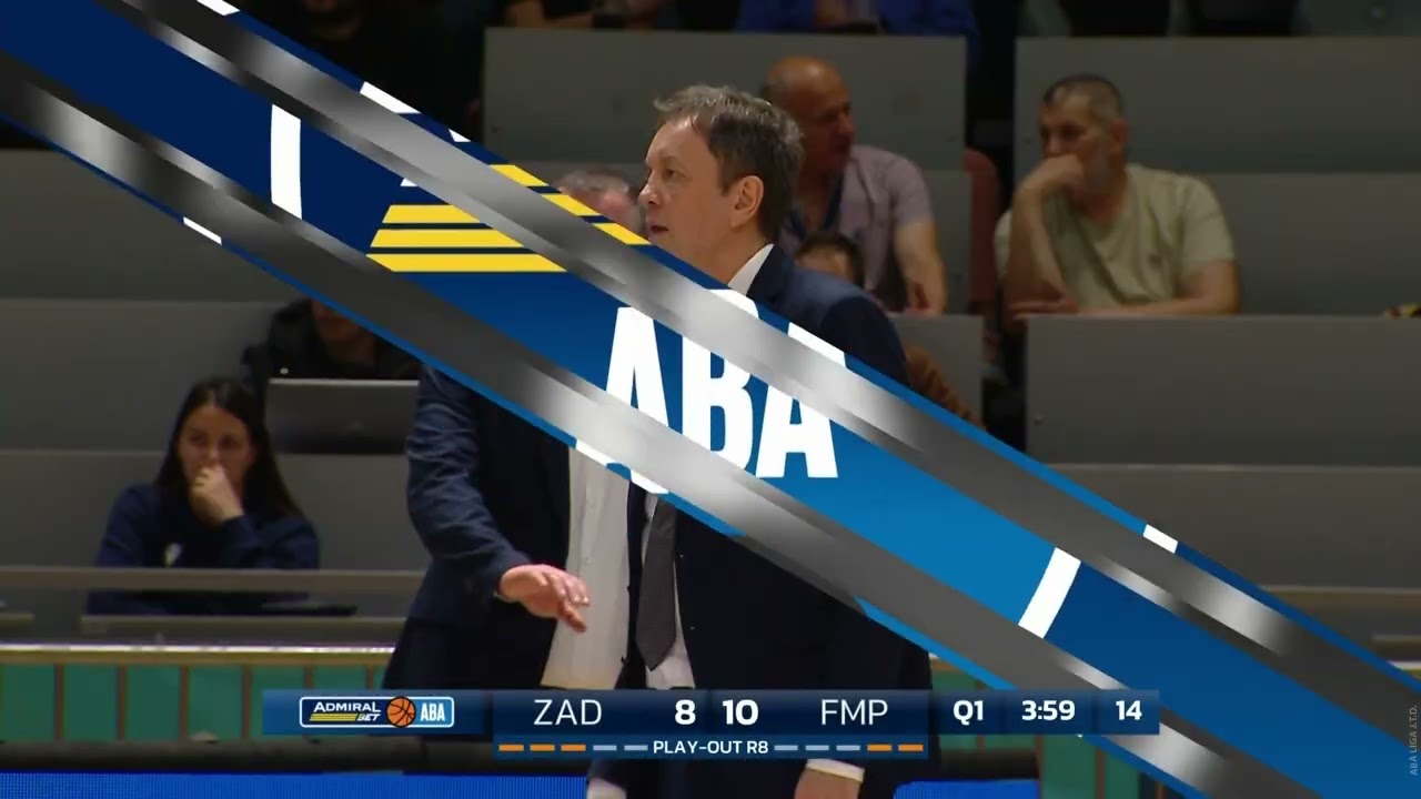 AdmiralBet ABA League 2025/26, mecz rundy play-out 8: Zadar - FMP (14.4.2026)