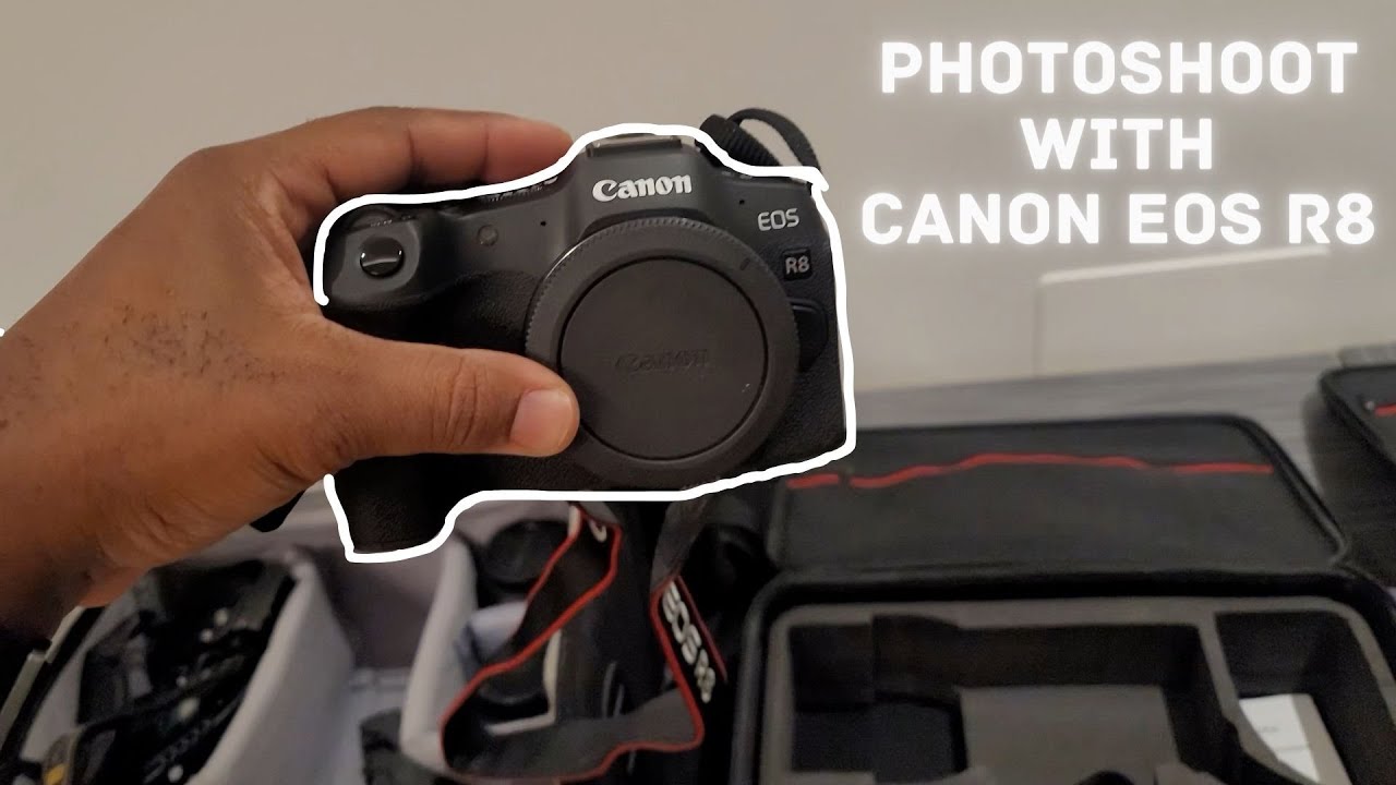 Photoshoot with the Canon Eos R8 and Godox AD400
