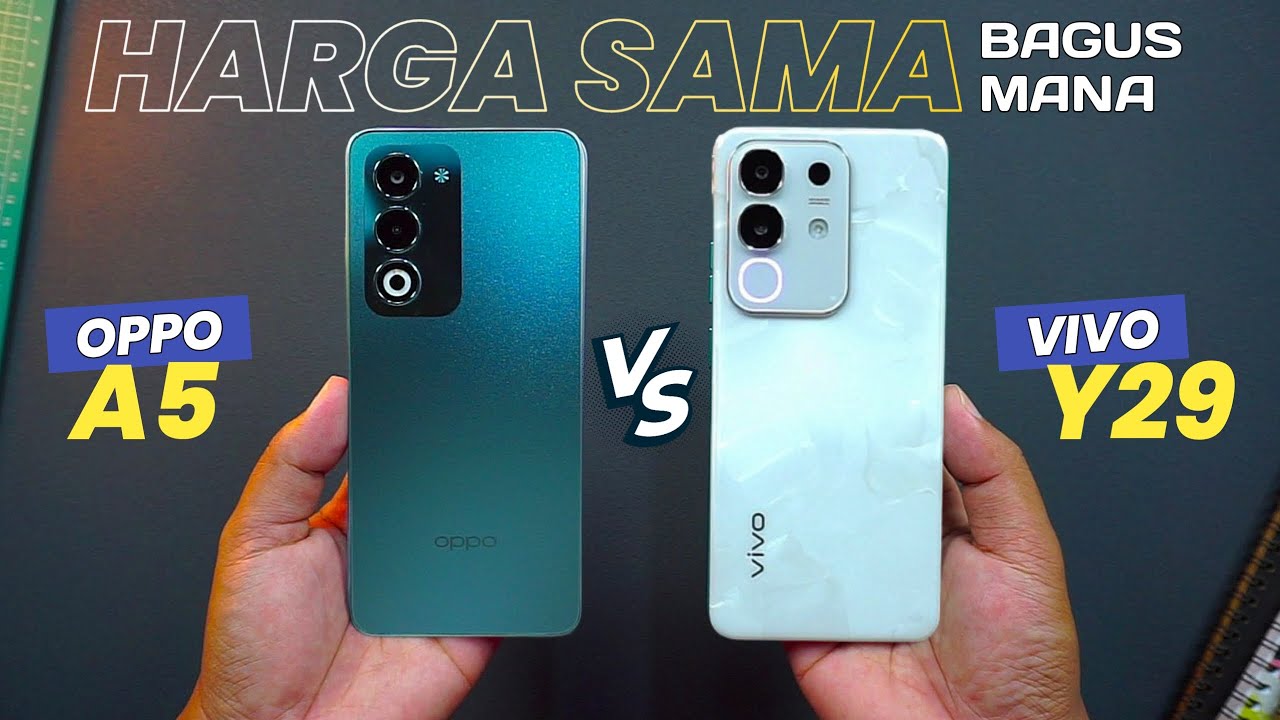 SAINGAN BERAT🔥..!! oppo A5 vs vivo Y29 Mending Pilih Mana..??