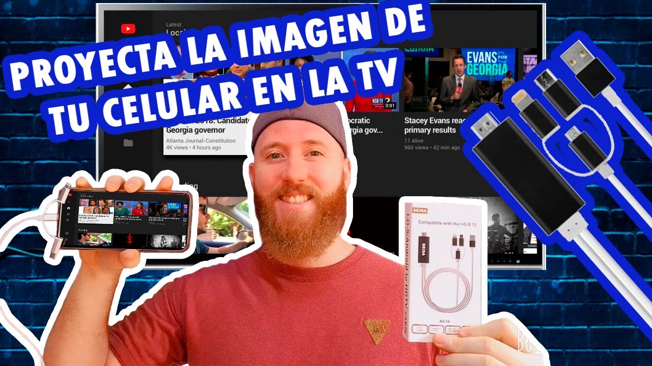 COMO DUPLICAR LA IMAGEN EN TU TV USANDO UN CABLE HDTV (HDMI) A5-14 o A5-15