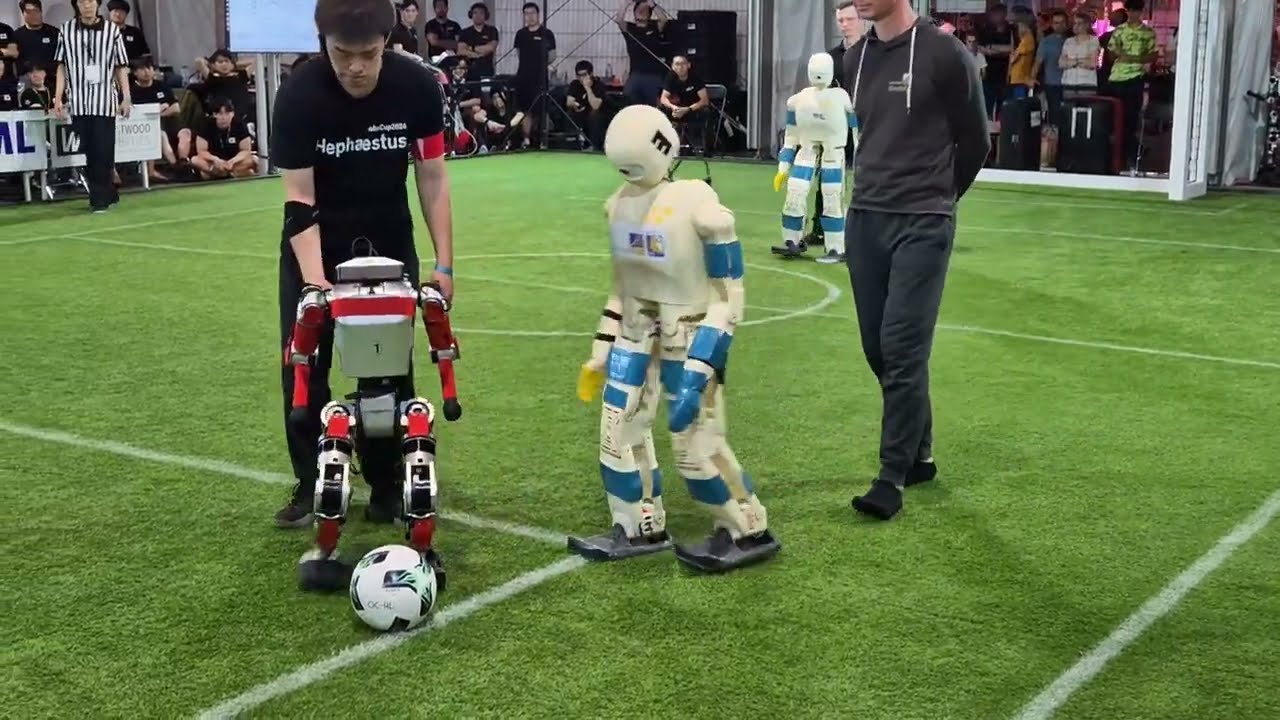 RoboCup 2024 Humanoid AdultSize Semifinal: NimbRo vs. Tsinghua Hephaestus