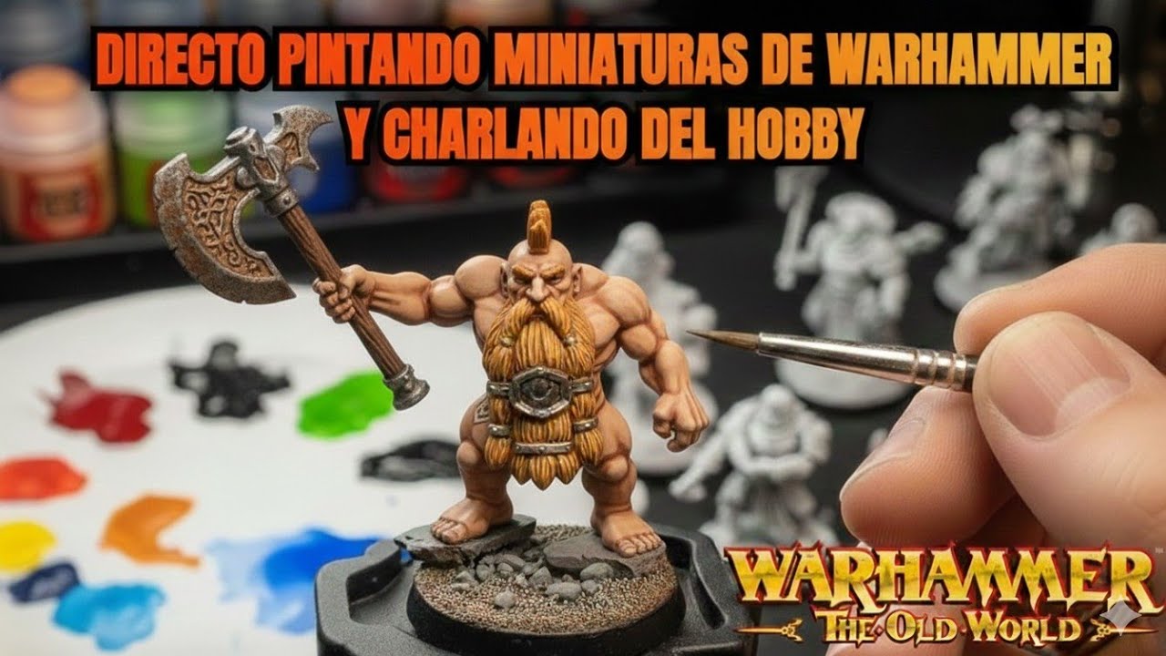 🖌🔥PINTANDO ENANOS WARHAMMER THE OLD WORLD Y PINTANDO CON ROTULADORES ACRÍLICOS🔥🖌 #painting #viral
