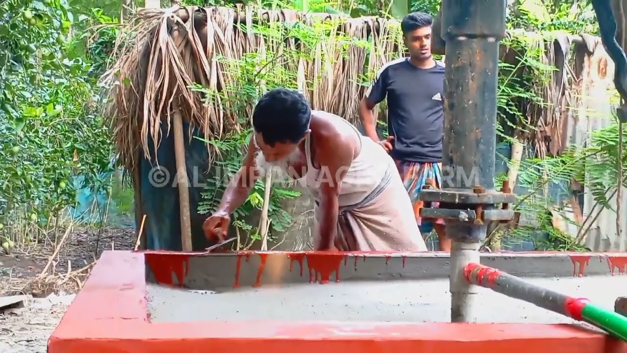 ডিপটিবওয়েলের প্লাটফর্ম তৈরি A to Z |  How to make dip tube well platform | @alimranagrofarm